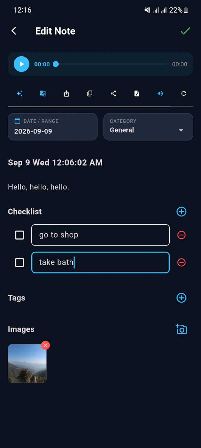 VoiceFocus : Notes & Tasks gallery image