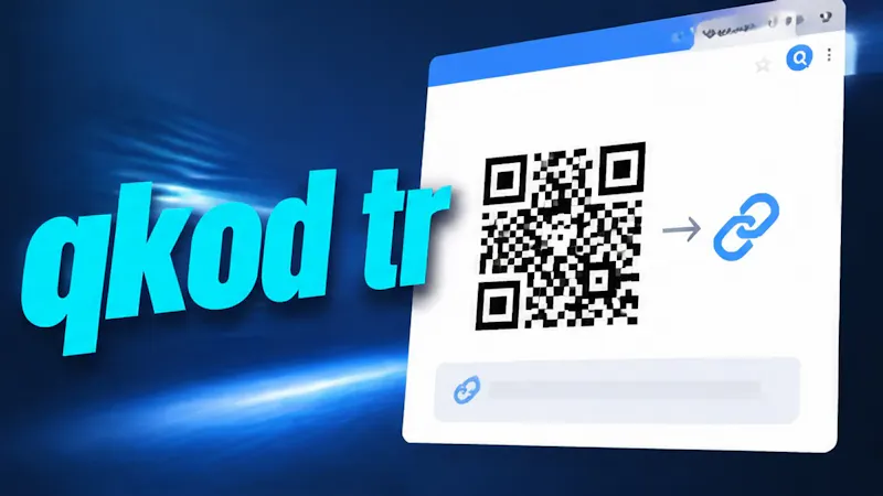 Qkod — QR Kod ve Kısa Link Oluşturucu screenshot 1 (video preview)
