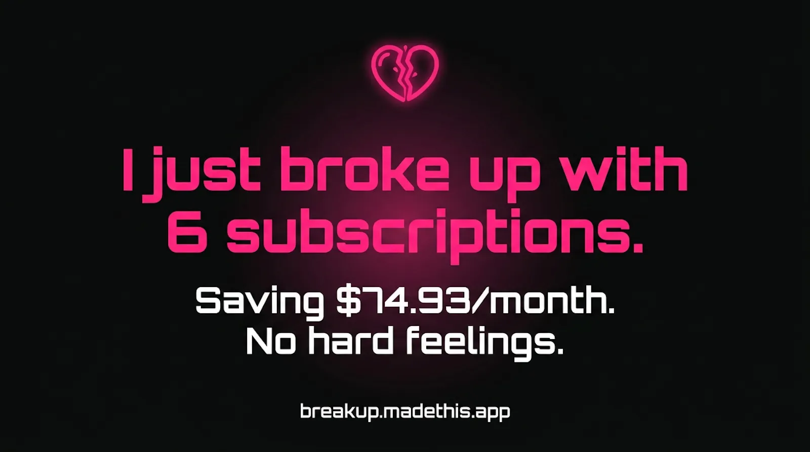 My app breaks up with my subscriptions screenshot 4