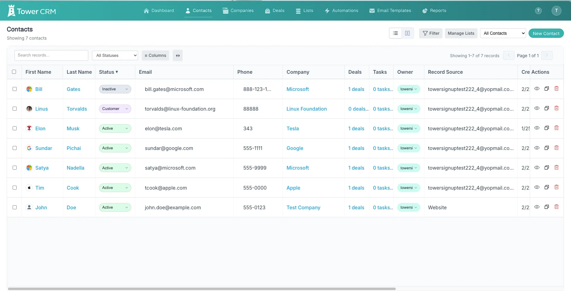 Tower CRM gallery image