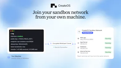 CreateOS Sandbox gallery image