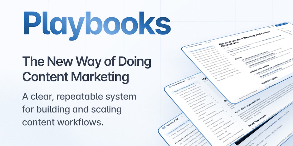 Playbooks in Content Marketing
