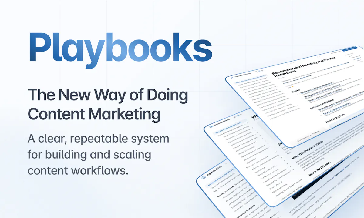 Playbooks in Content Marketing