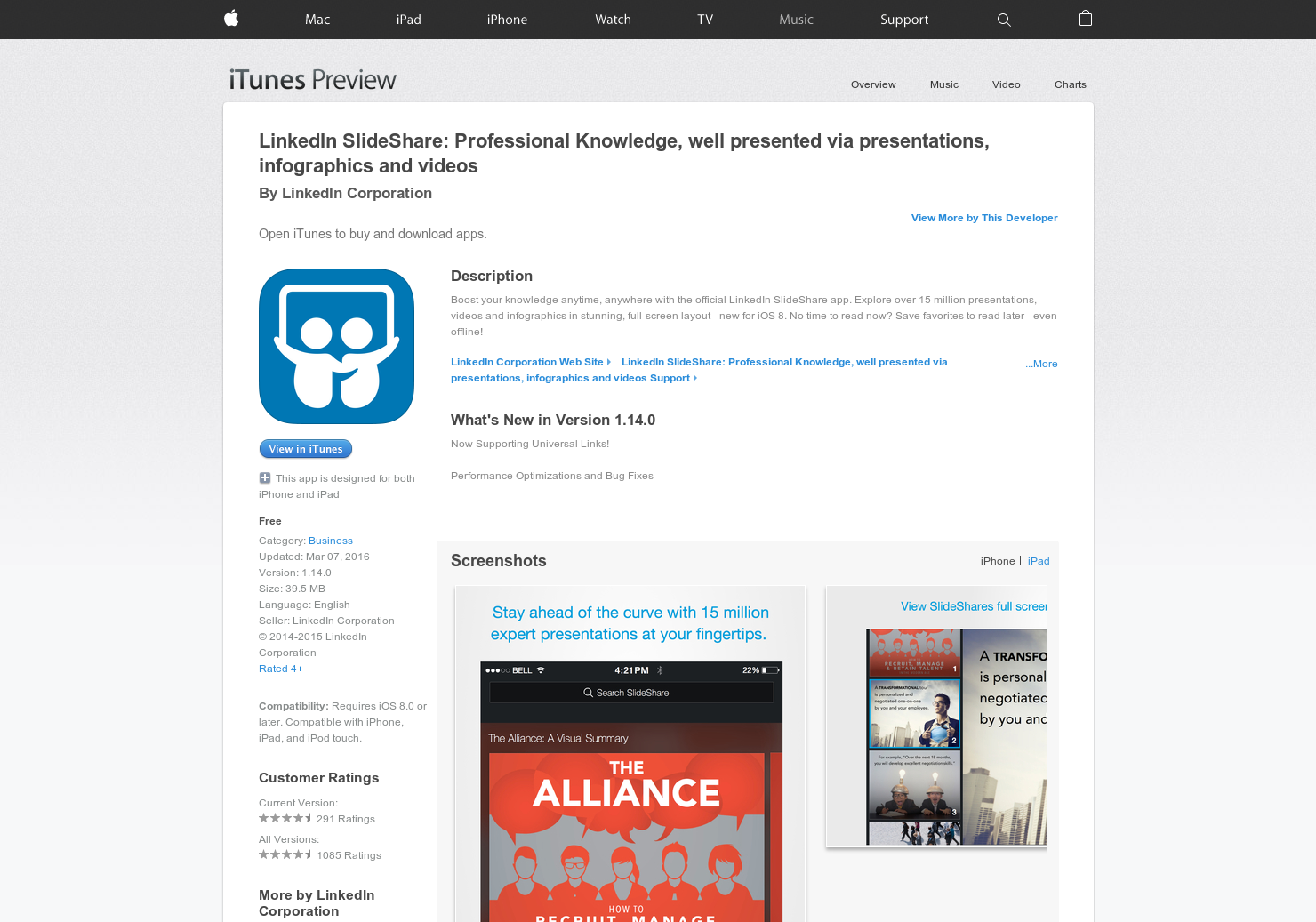 slideshare app for ipad