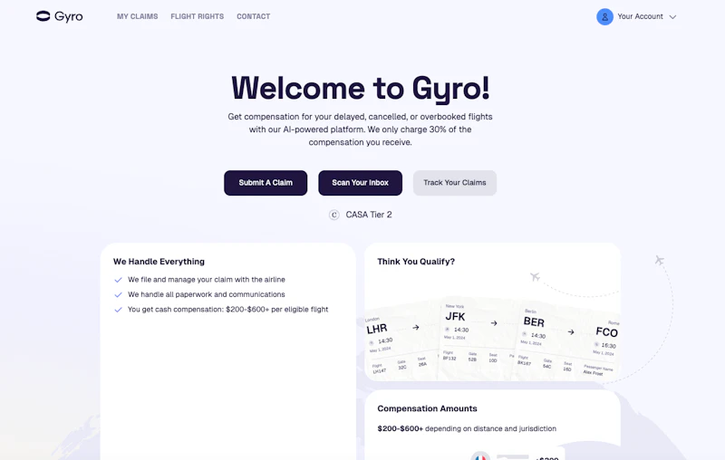 Gyro Autopilot - Easy Flight Refunds screenshot 4