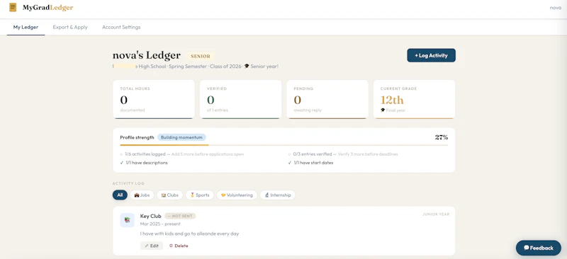 MyGradLedger  screenshot 3