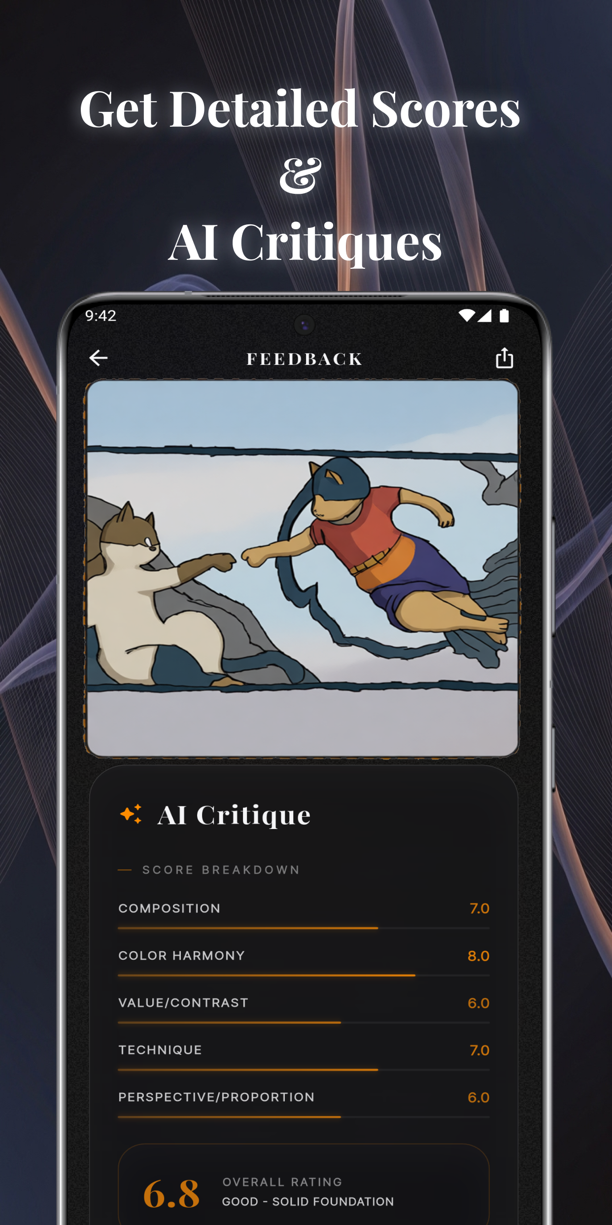 Coartist: AI Art Feedback gallery image