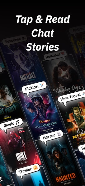 TextStory - Main screenshot showing features and interface