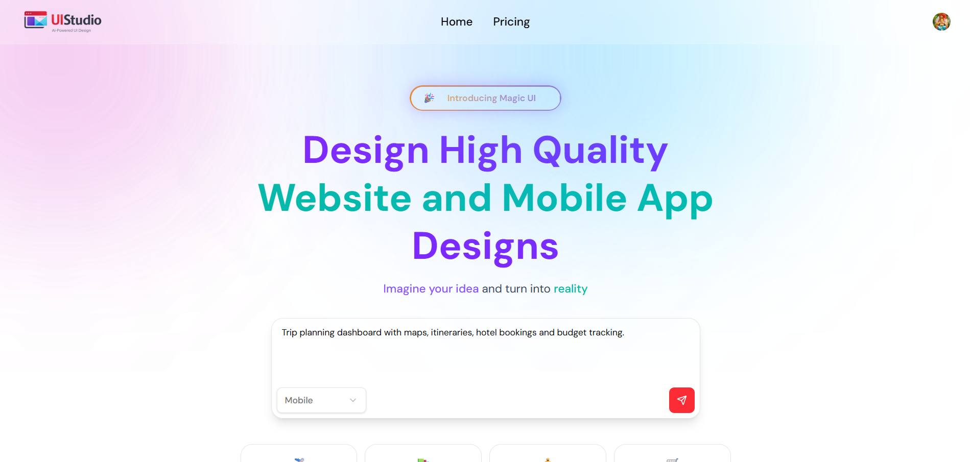 UI Studio - Screenshot 2 showing product features and functionality