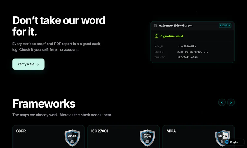 Veridex by AlfaNest Labs screenshot 4