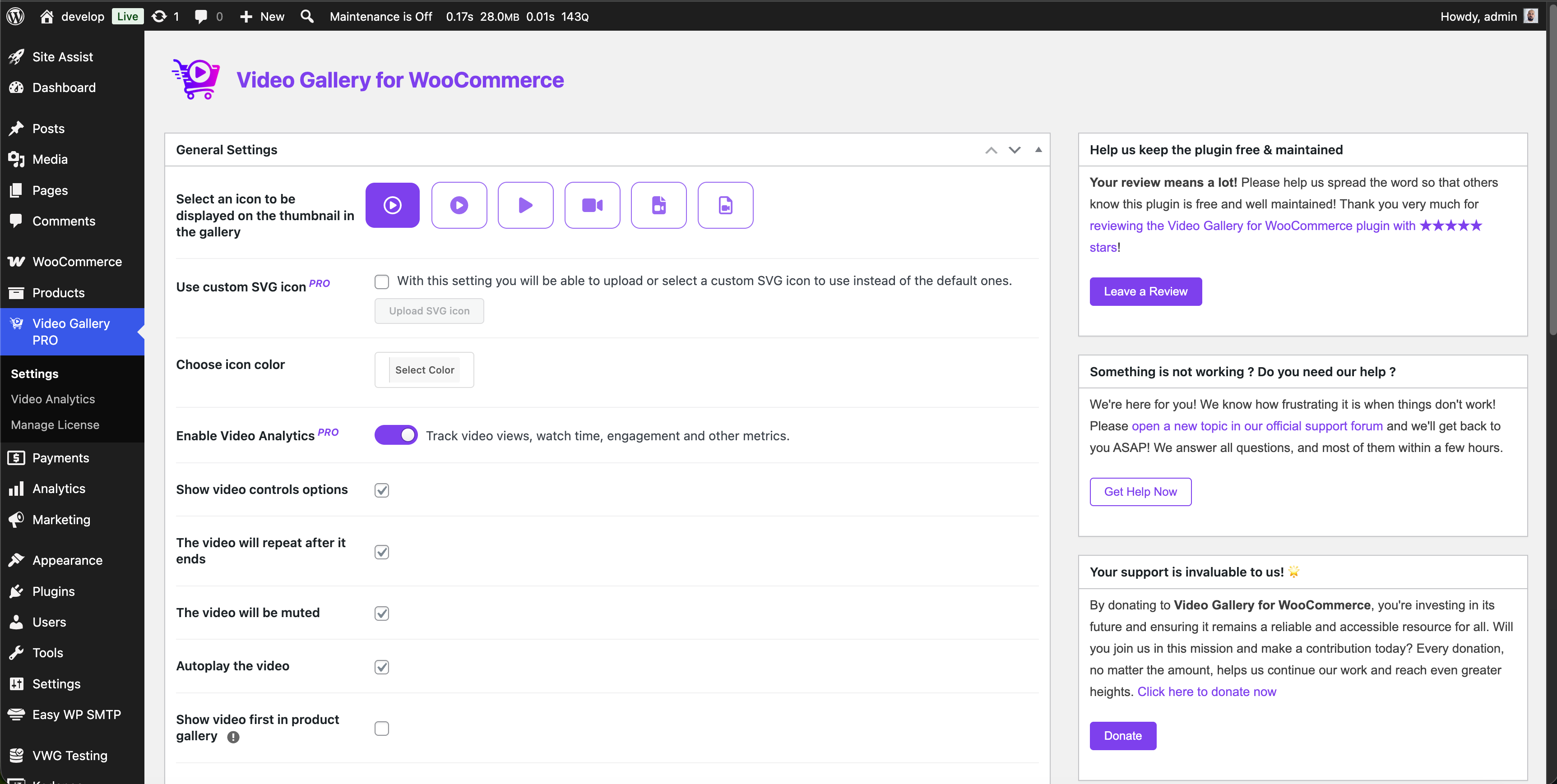 Video Gallery for WooCommerce gallery image