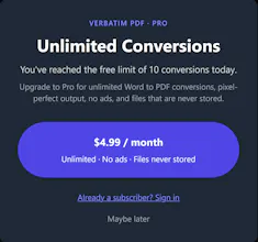 Verbatim PDF gallery image