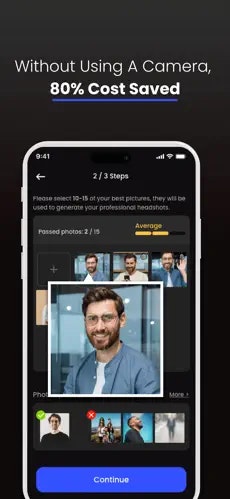Vidnoz AI headshot -generator - AI headshot -generator voor professionele headshots media 4