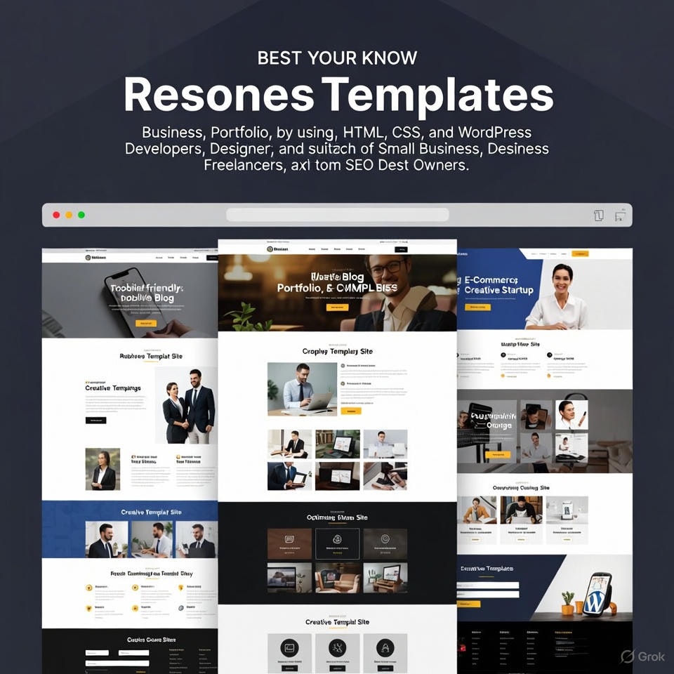 100+ Website Templates Bundle gallery image