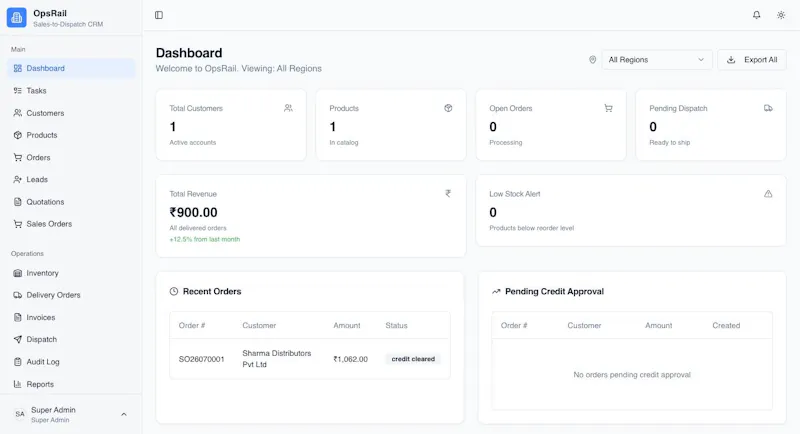 OpsRail screenshot 3