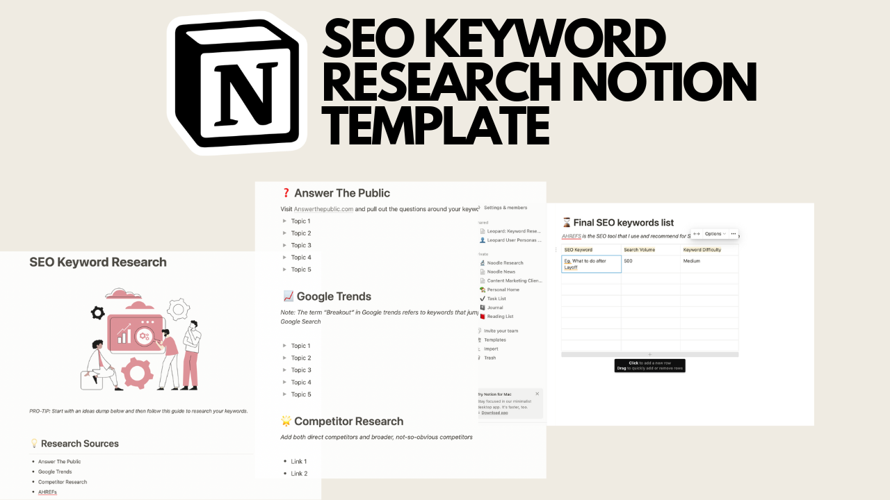 وسائط قالب مفهوم البحث عن الكلمات الرئيسية SEO - قالب مفهوم تسويق المحتوى الذي يجب أن يكون للشركات الناشئة 1