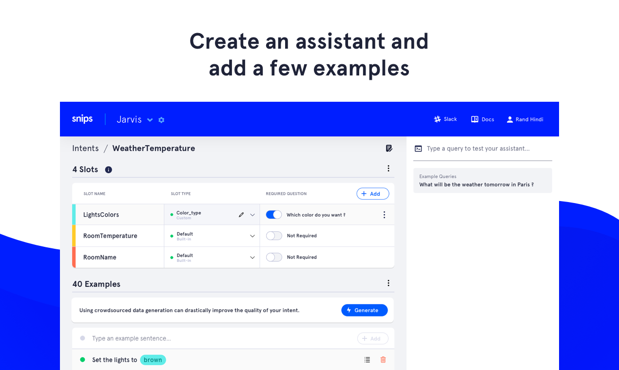 Data Generation by Snips gallery image