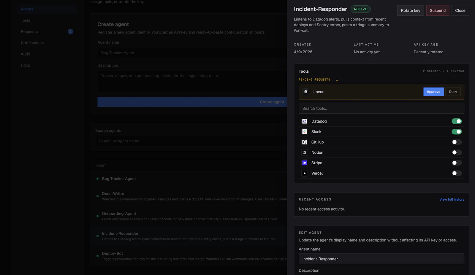 AgentKey — Agent Access Management screenshot 6