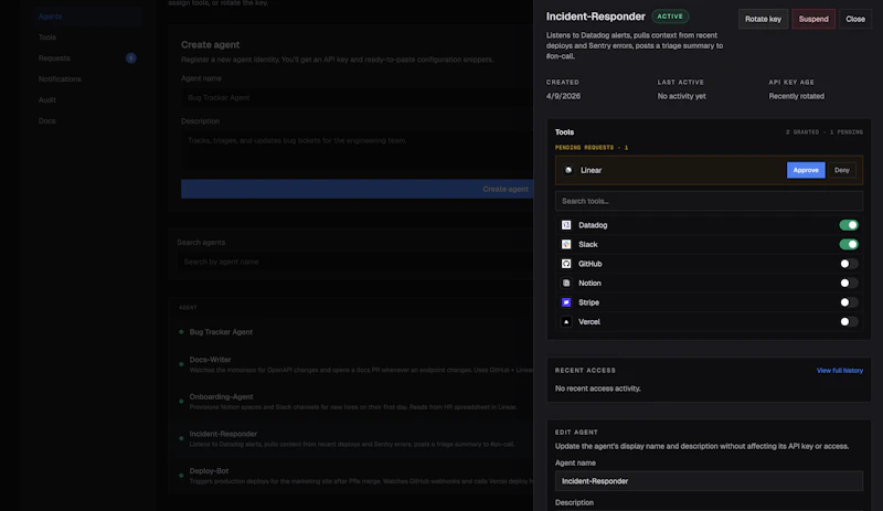 AgentKey — Agent Access Management screenshot 6