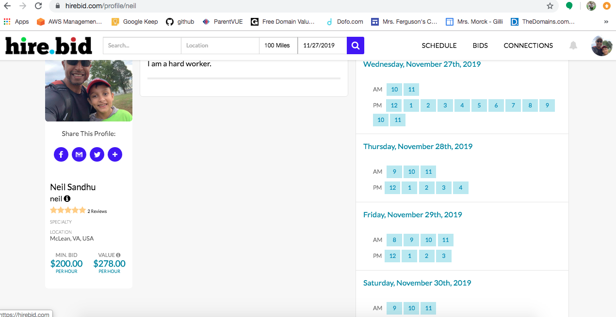 HireBid gallery image
