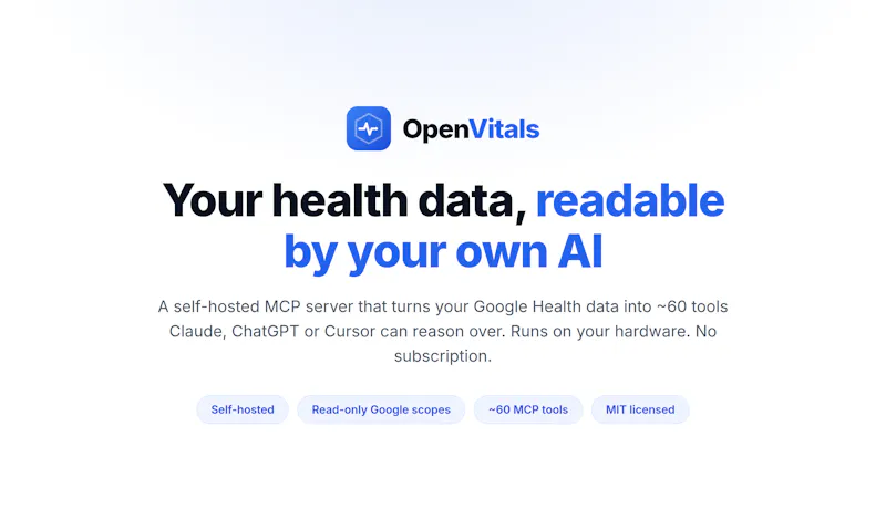 OpenVitals screenshot 1