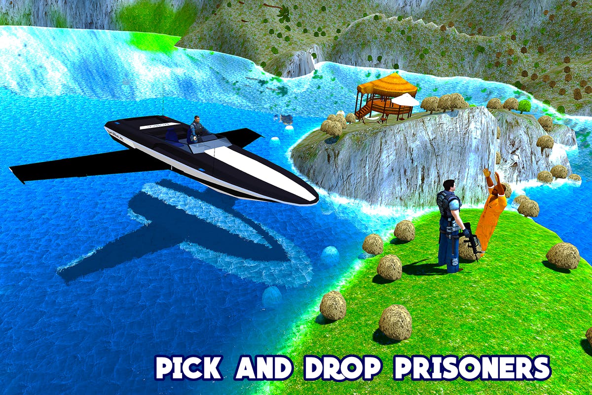 Flying Police Boat Simulator media 2