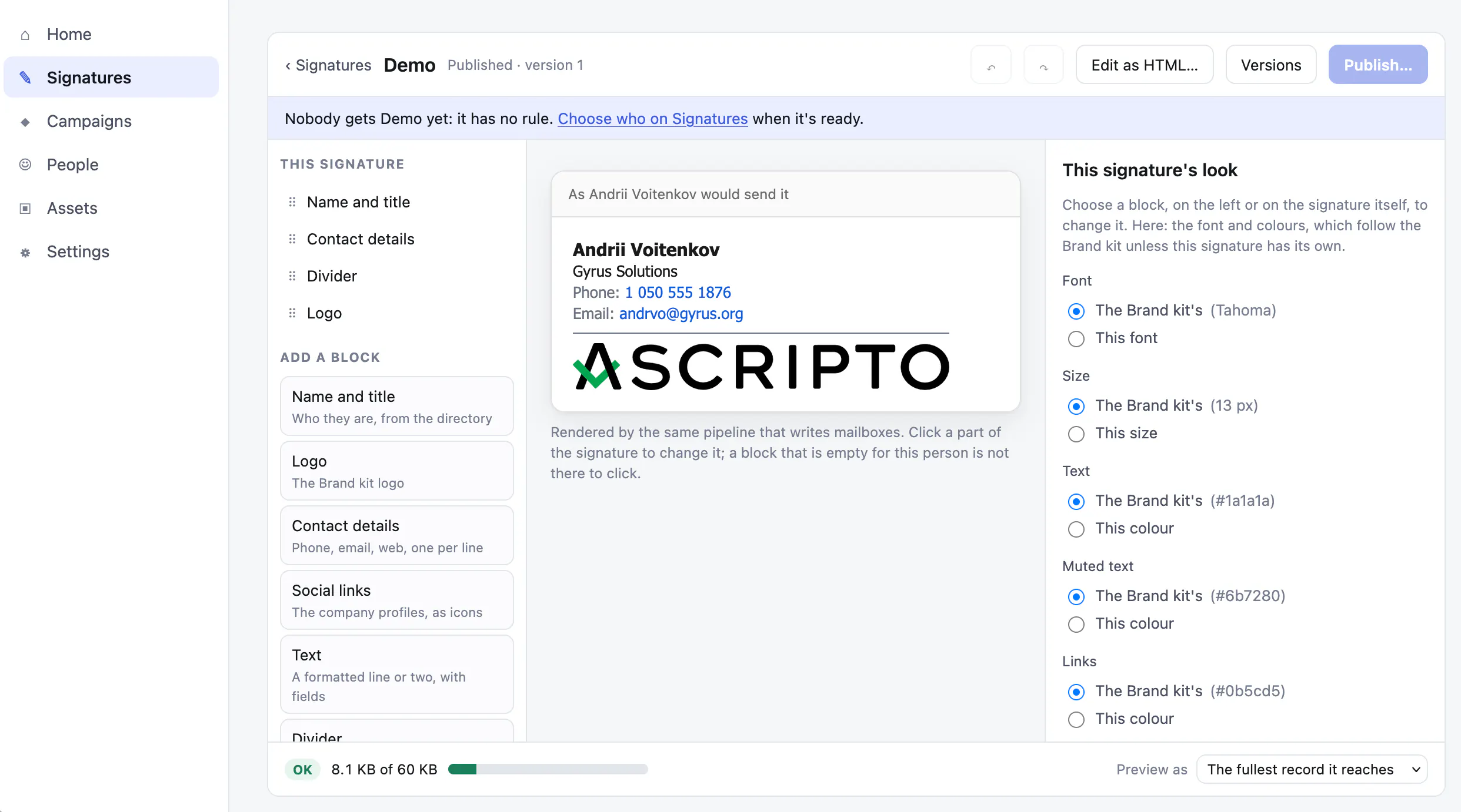 Ascripto gallery image