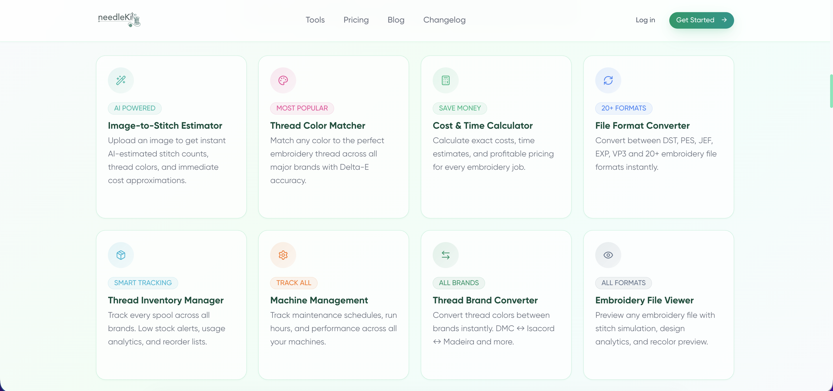 NeedleKit - Embroidery Business Software gallery image