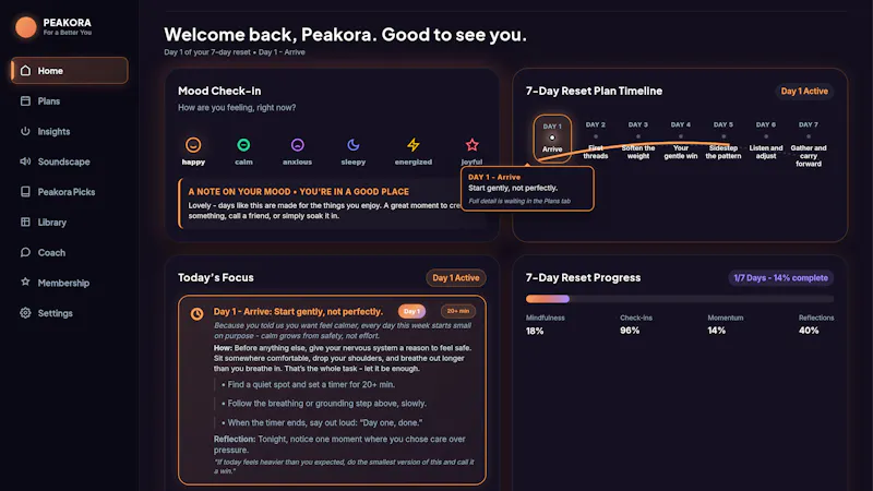 Peakora-Assistant screenshot 2