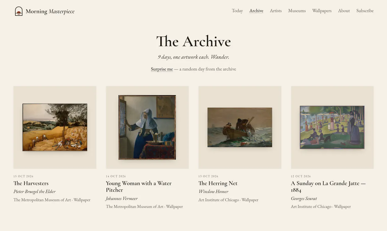 Morning Masterpiece gallery image
