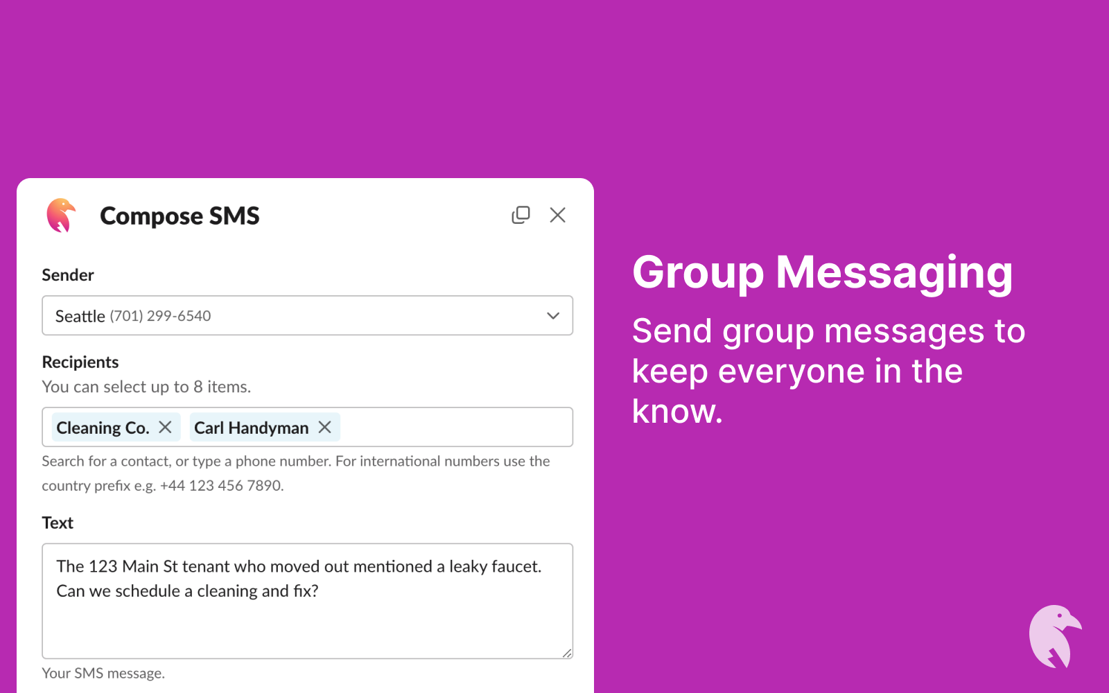 SMS à Slack media 5