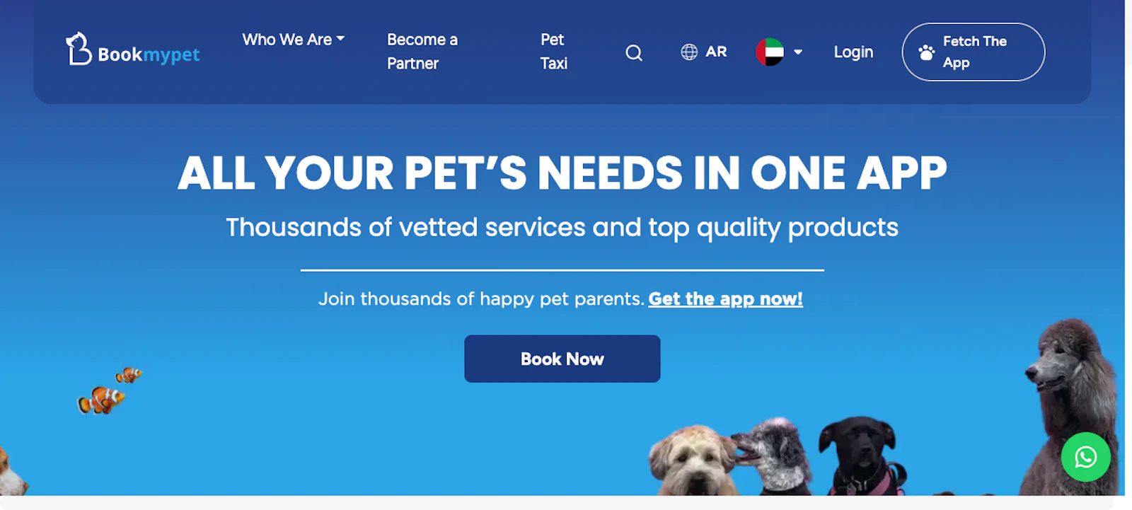 Bookmypet screenshot 1