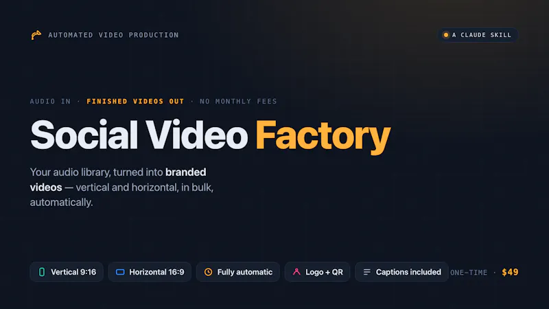Social Video Factory screenshot 1