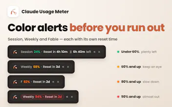 Claude Usage Meter gallery image
