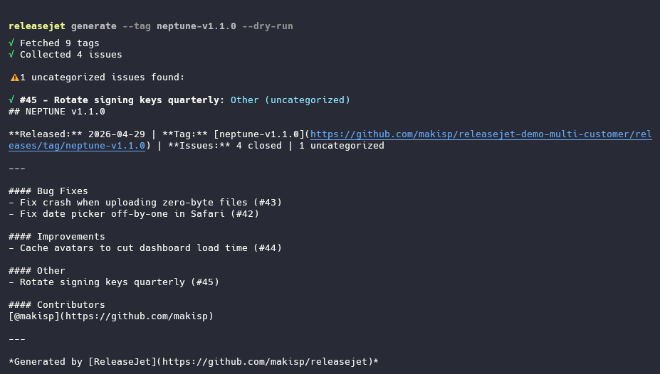 ReleaseJet gallery image