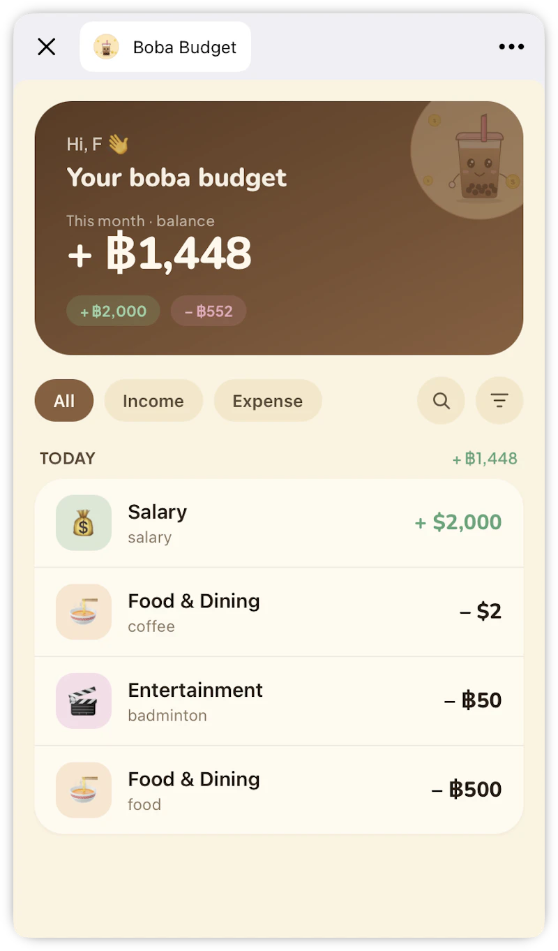 Boba Budget screenshot 3