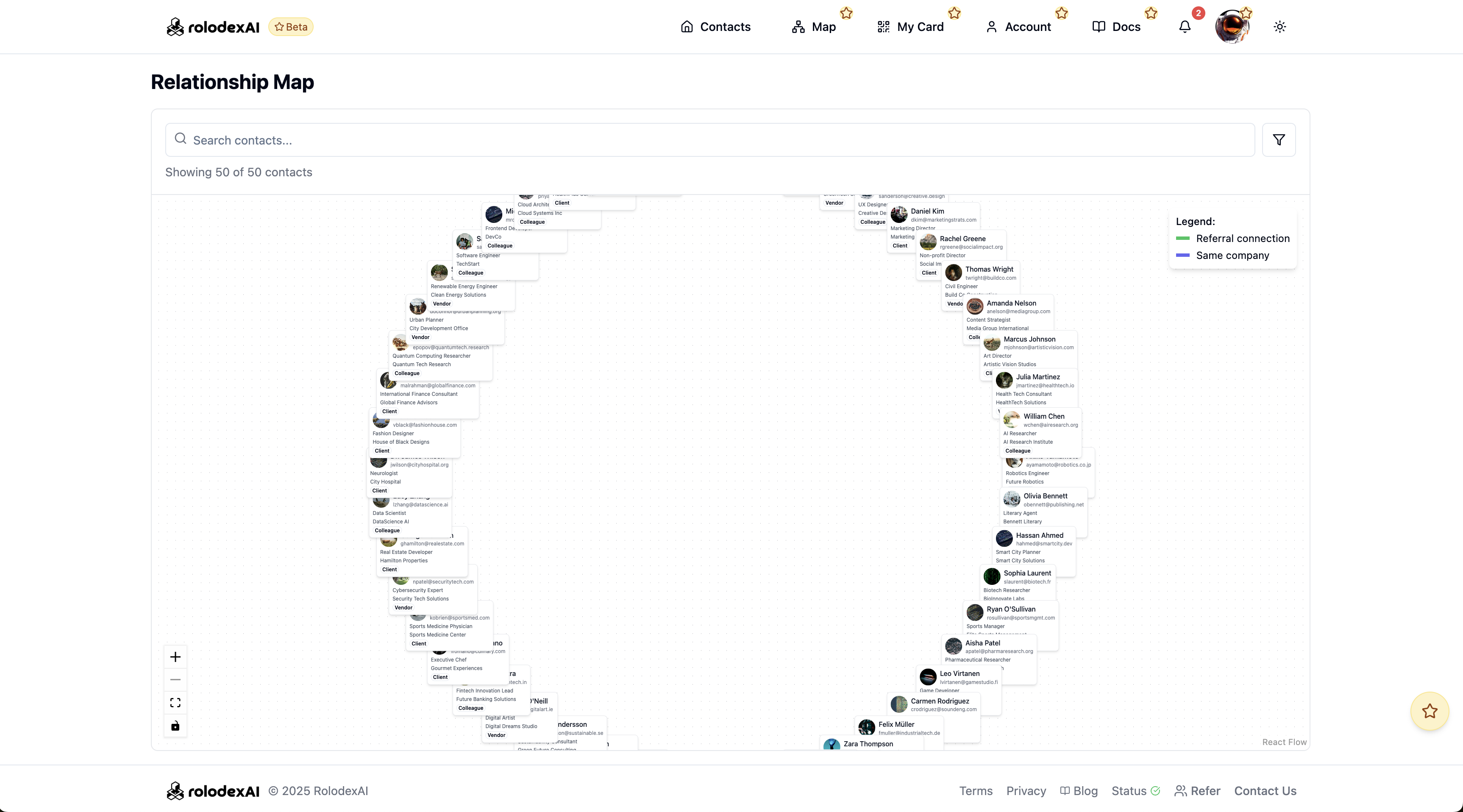 rolodexAI (Beta) gallery image