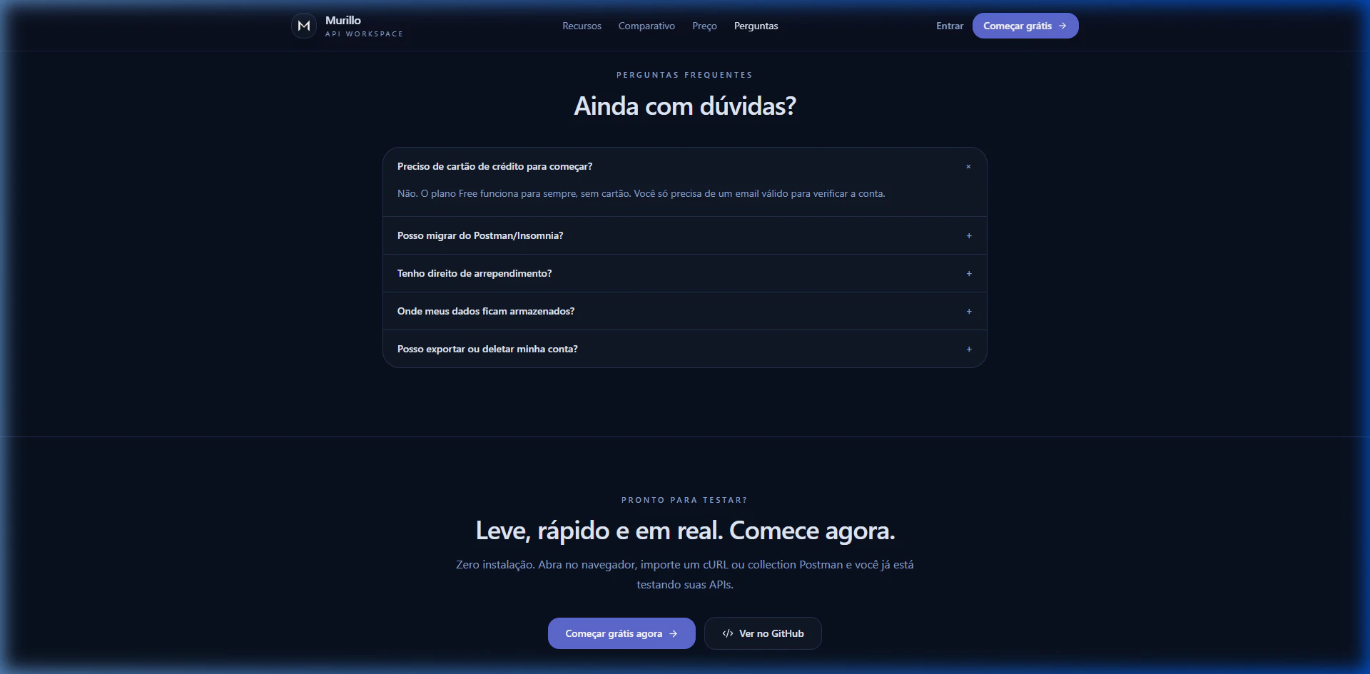 Murillo API Client 대표 미리보기
