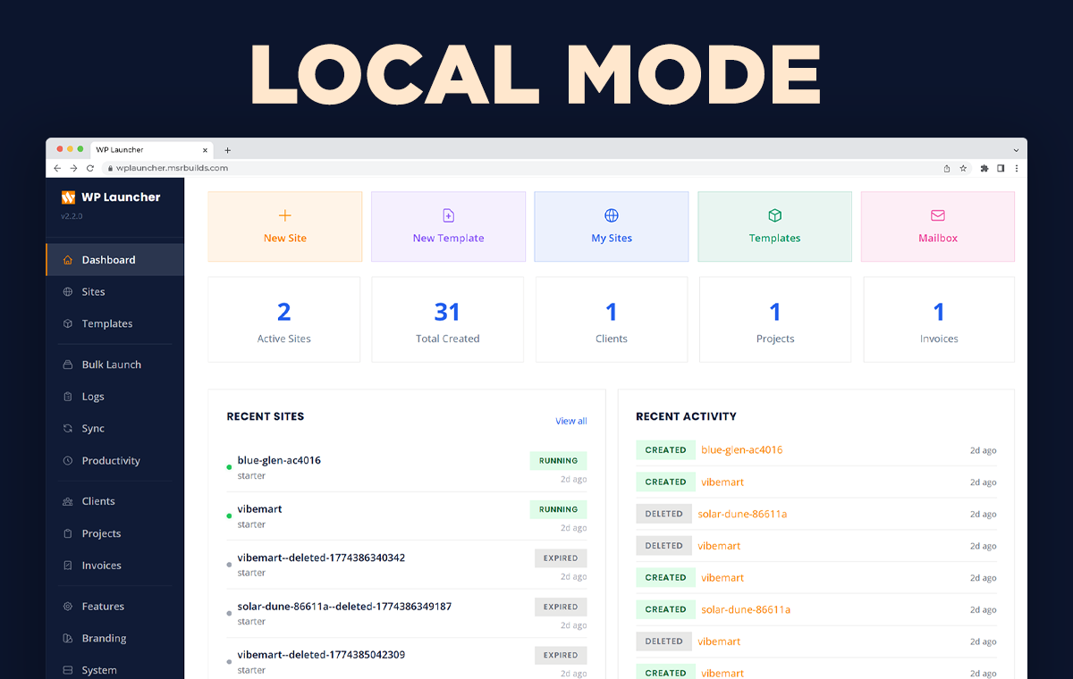 WP Launcher gallery image