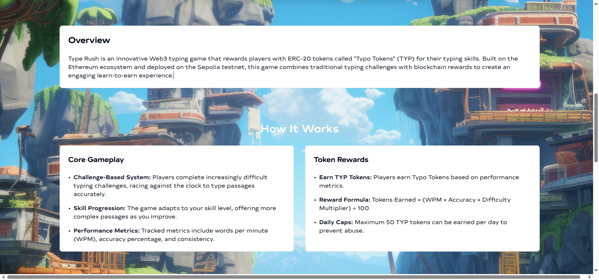 TYPE  DAO - Screenshot 3 showing product features and functionality