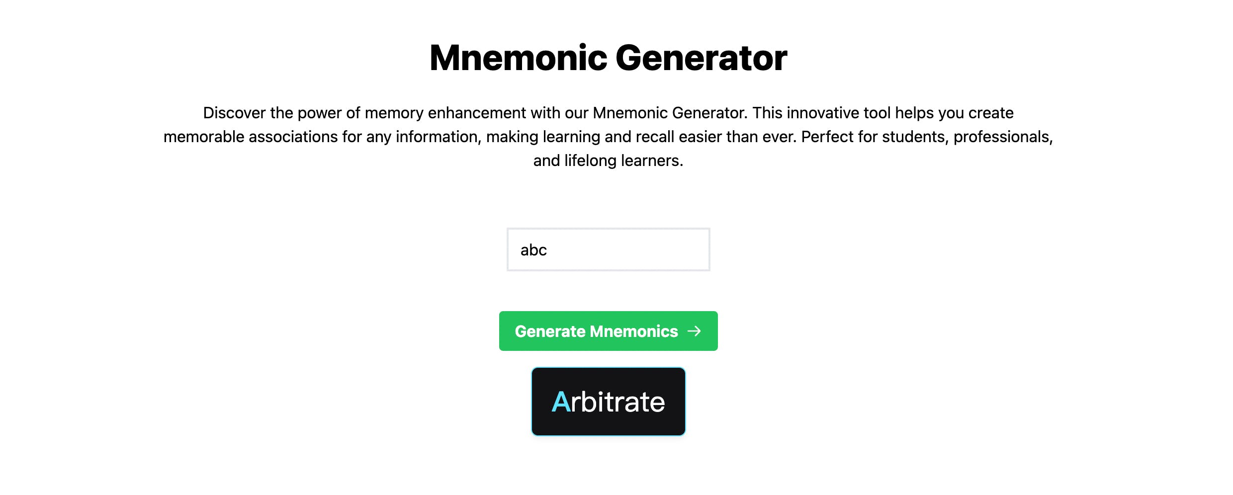 Mnemonic Generator media 1