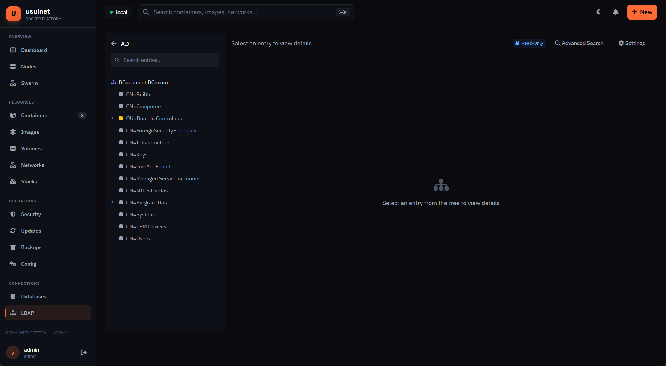 usulnet — DevOps & SysAdmins UI gallery image