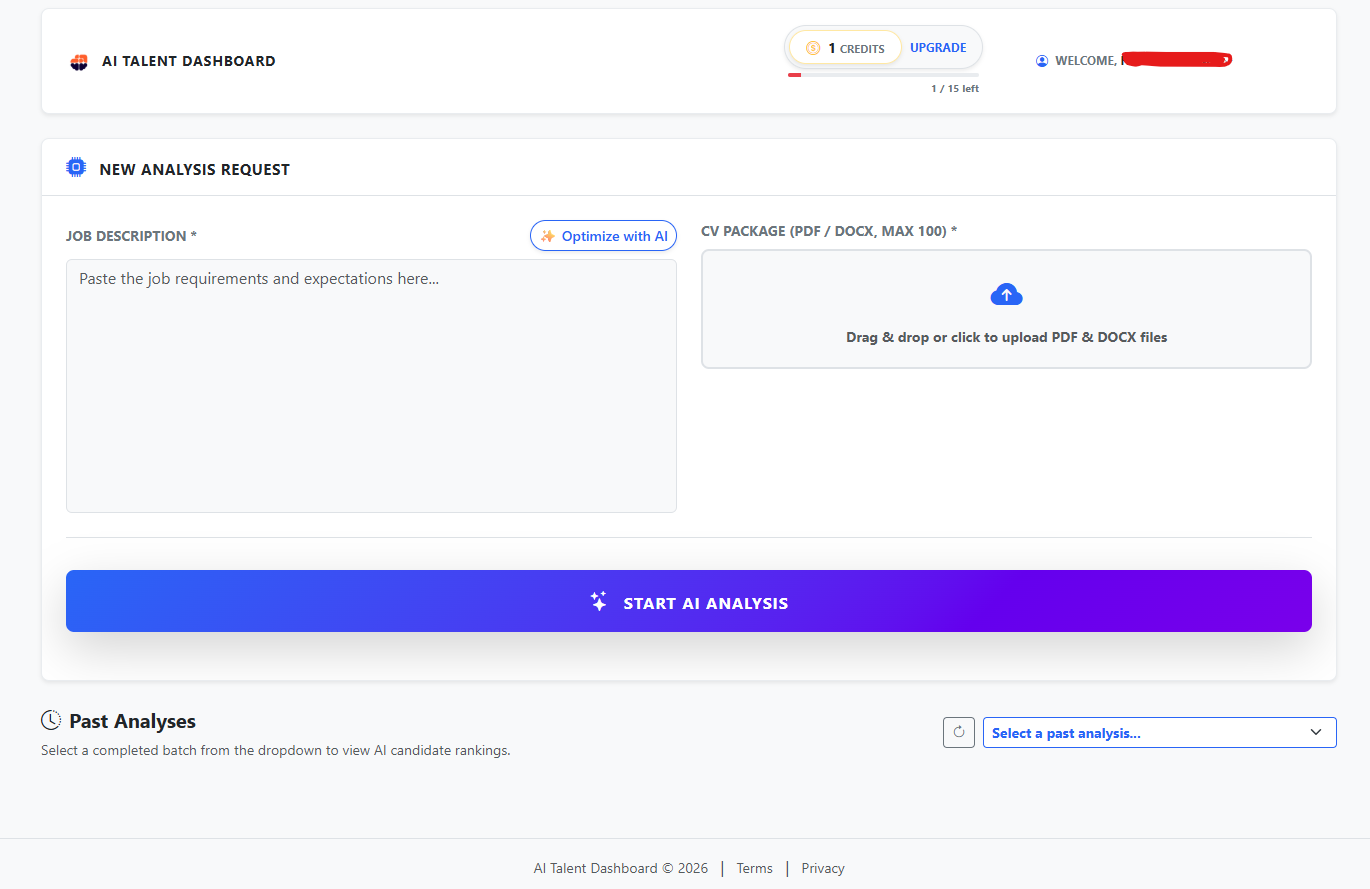 AI Talent Dashboard gallery image