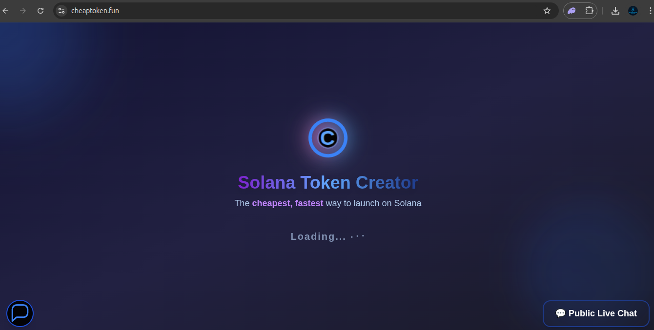 Mídia 1 de Criador de token mais barato de todos os tempos - Criador de token Solana mais barato e mais rápido - sem código, grátis