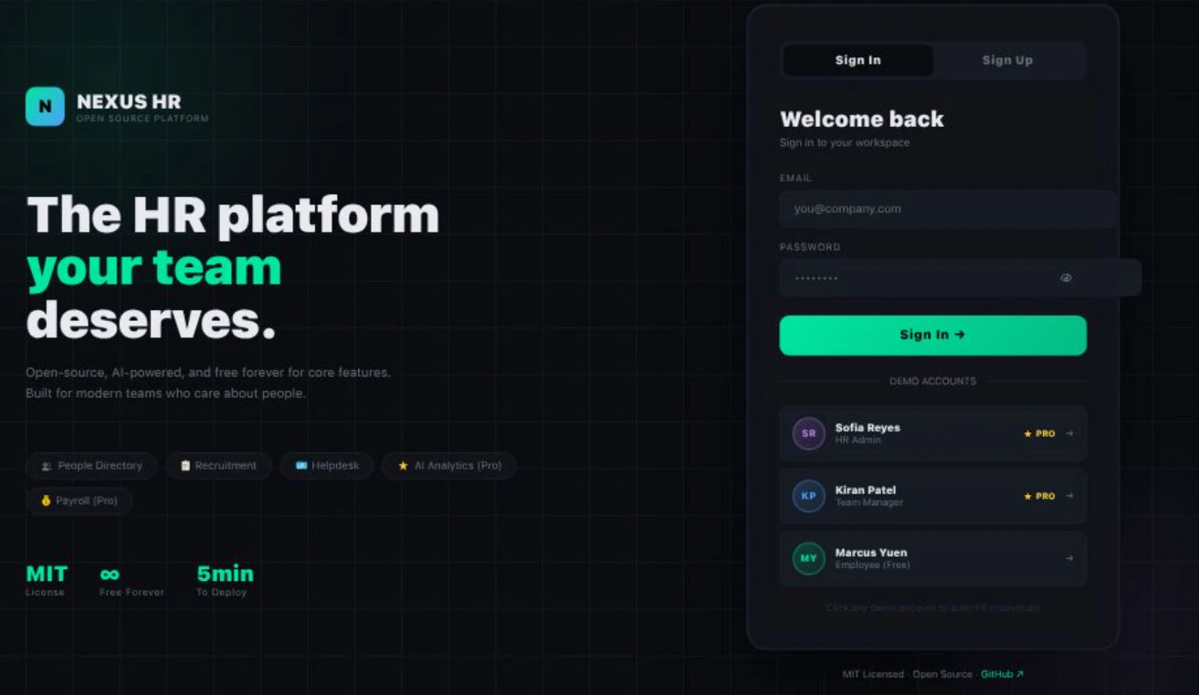Farik HR Open-Source HR Platform
