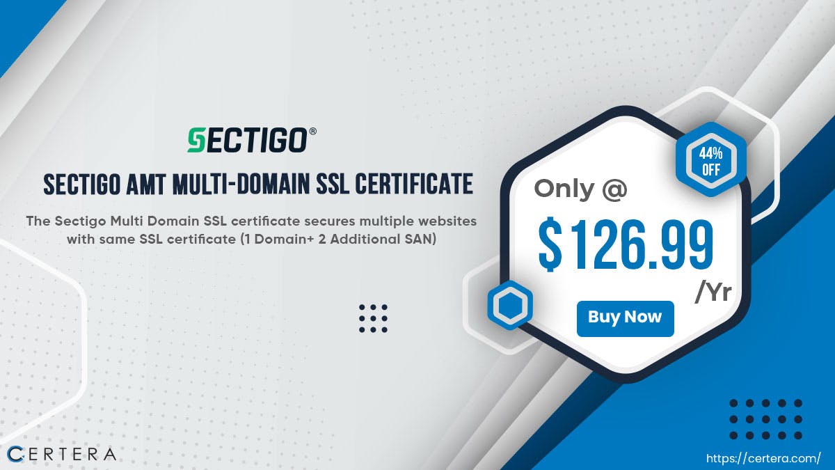 Sectigo Multi Domain SSL Certificate media 1