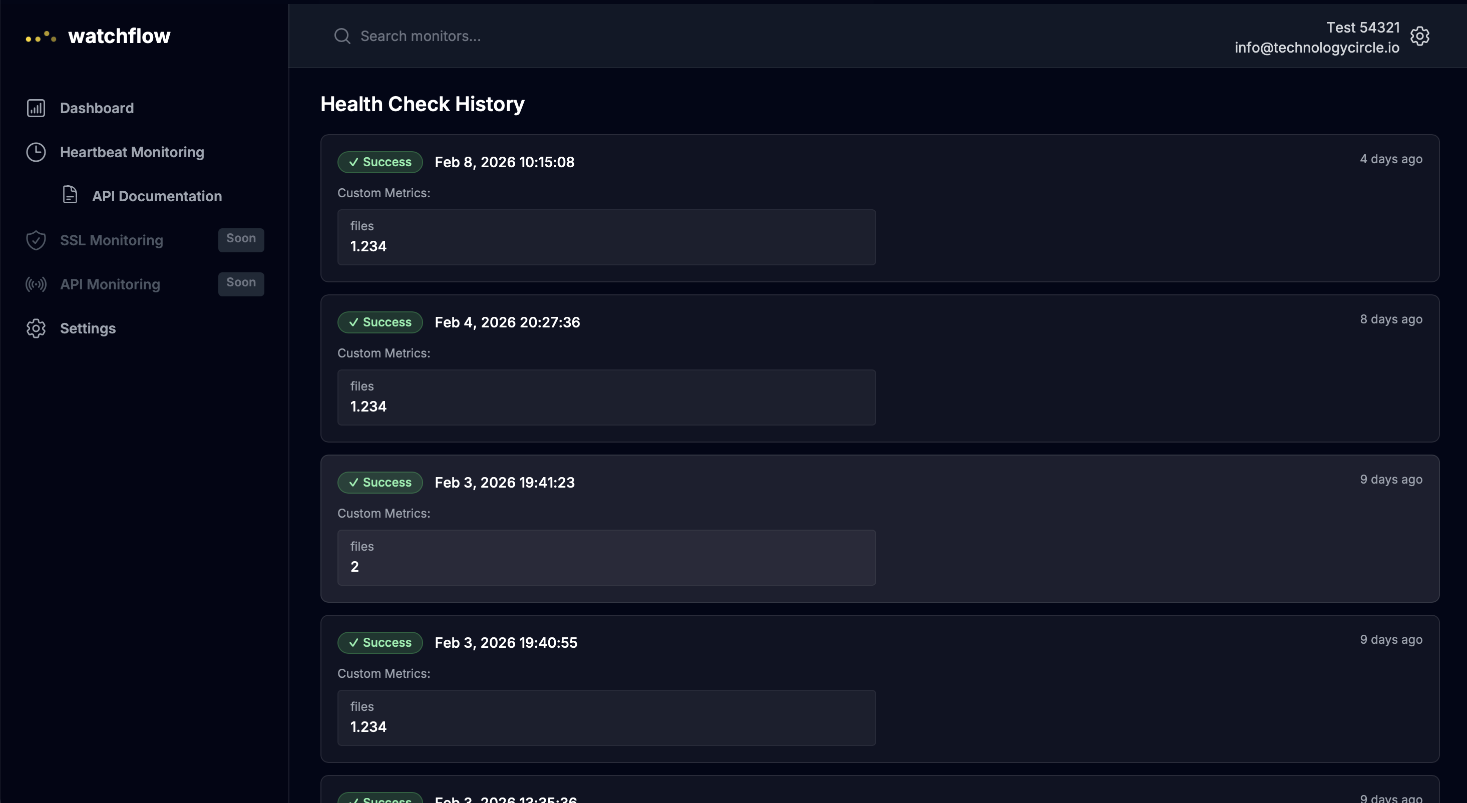 watchflow - Screenshot 2 showing product features and functionality