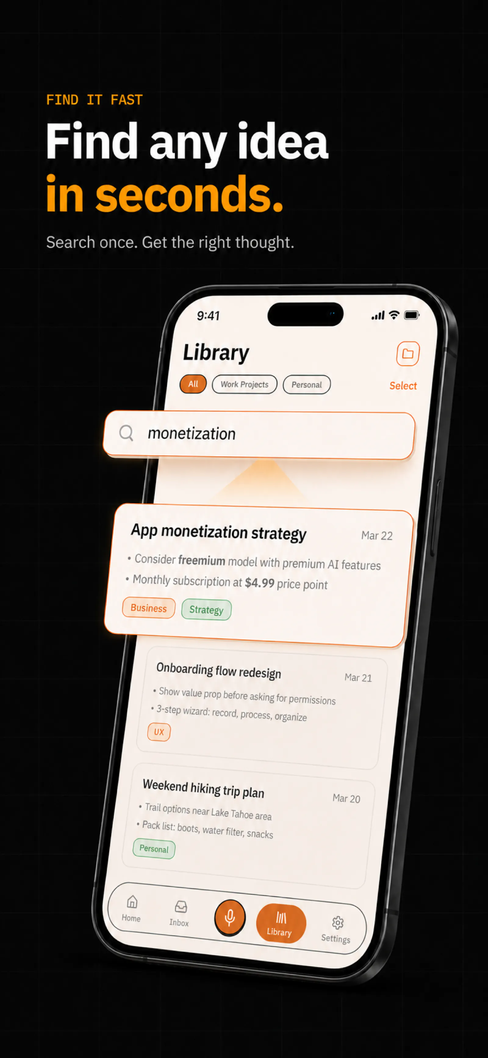 Tonot - AI voice note screenshot 6