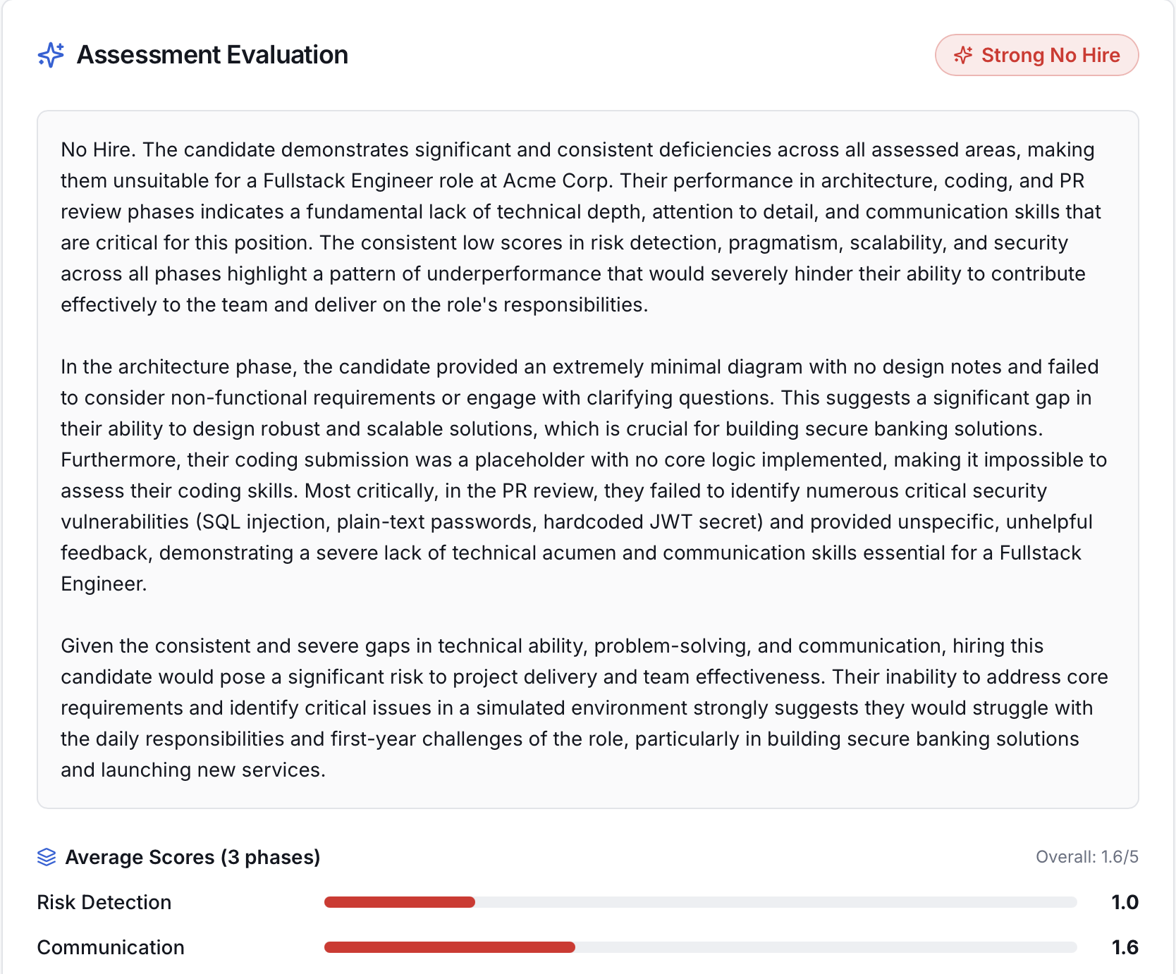 SkillScore - Real technical assessments gallery image