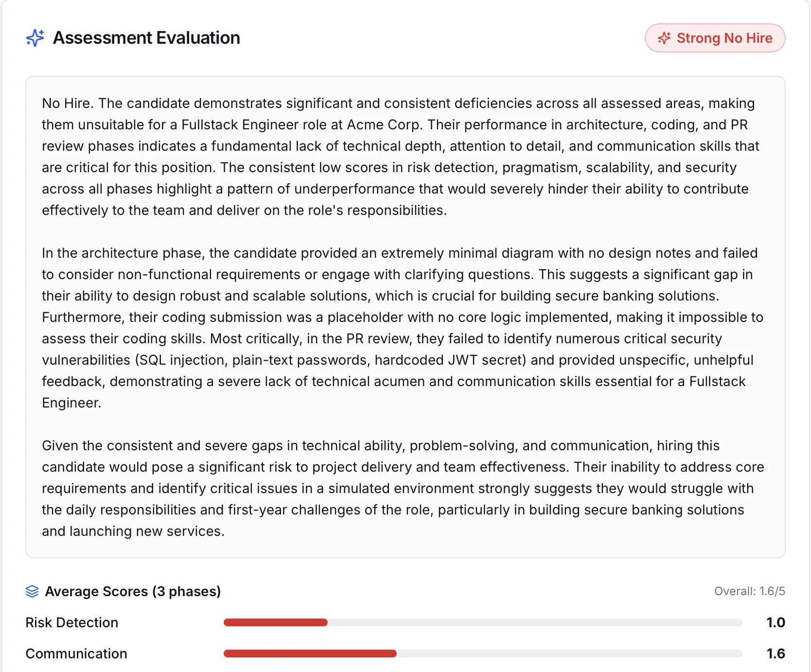 SkillScore - Real technical assessments screenshot 2